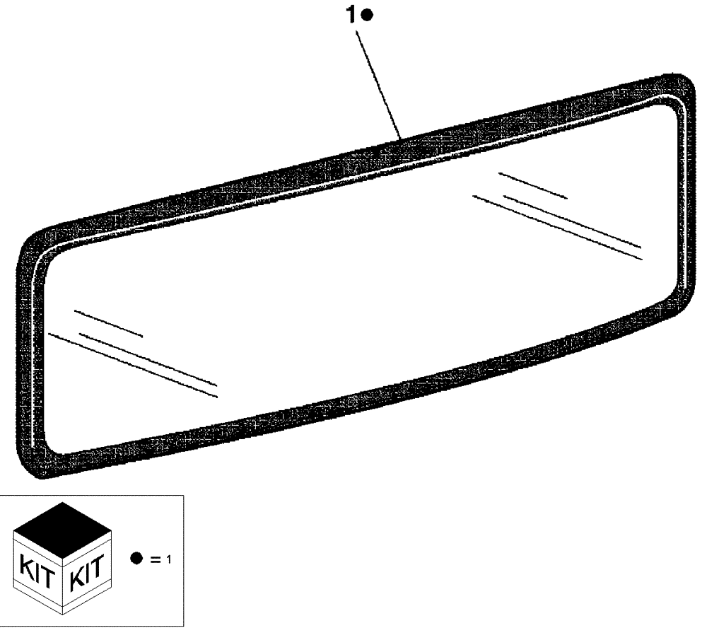 Схема запчастей Case IH SCOUT XL - (88.118.11) - DIA KIT, REAR VIEW MIRROR (88) - ACCESSORIES