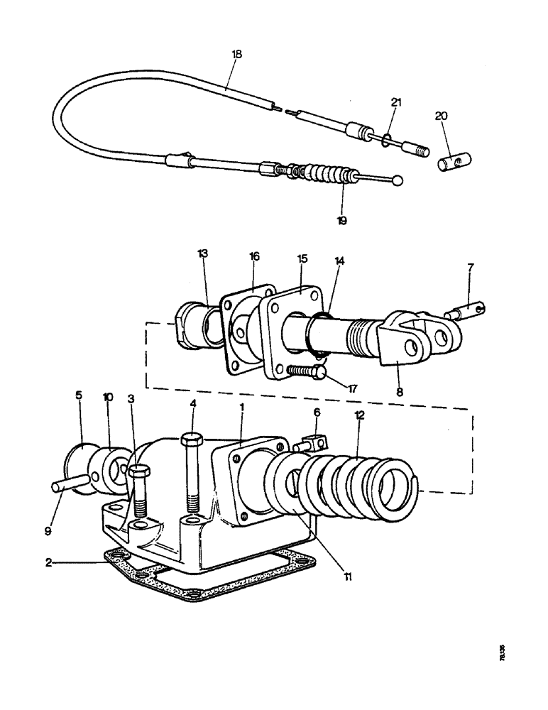 Схема запчастей Case IH 1210 - (E34) - SELECTAMATIC HYDRAULIC SYSTEM, SINGLE RATE SENSING UNIT, 885, 990, 995, 996 AND 1210 TRACTORS (07) - HYDRAULIC SYSTEM