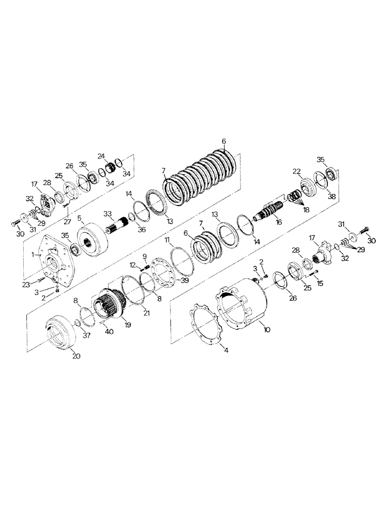 Схема запчастей Case IH STEIGER - (10-11) - PTO CLUTCH ASSEMBLY Options & Miscellaneous