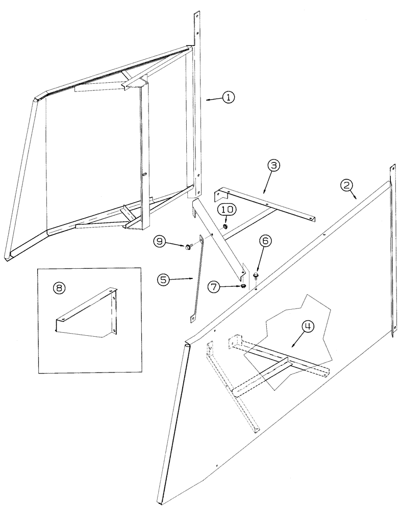 Схема запчастей Case IH 2155 - (9F-16) - WHEEL SHIELDS, OUTER DUAL WHEELS (12) - CHASSIS