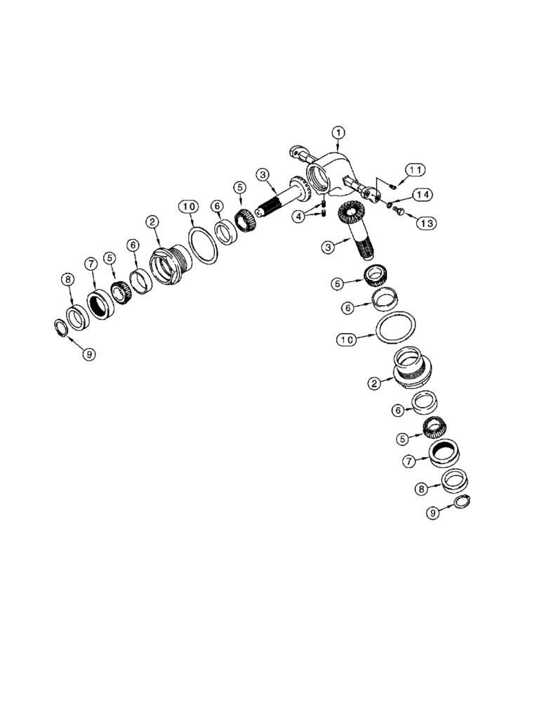 Схема запчастей Case IH 2377 - (09E-16) - UNLOADER - UPPER GEAR HOUSING (17) - GRAIN TANK & UNLOADER