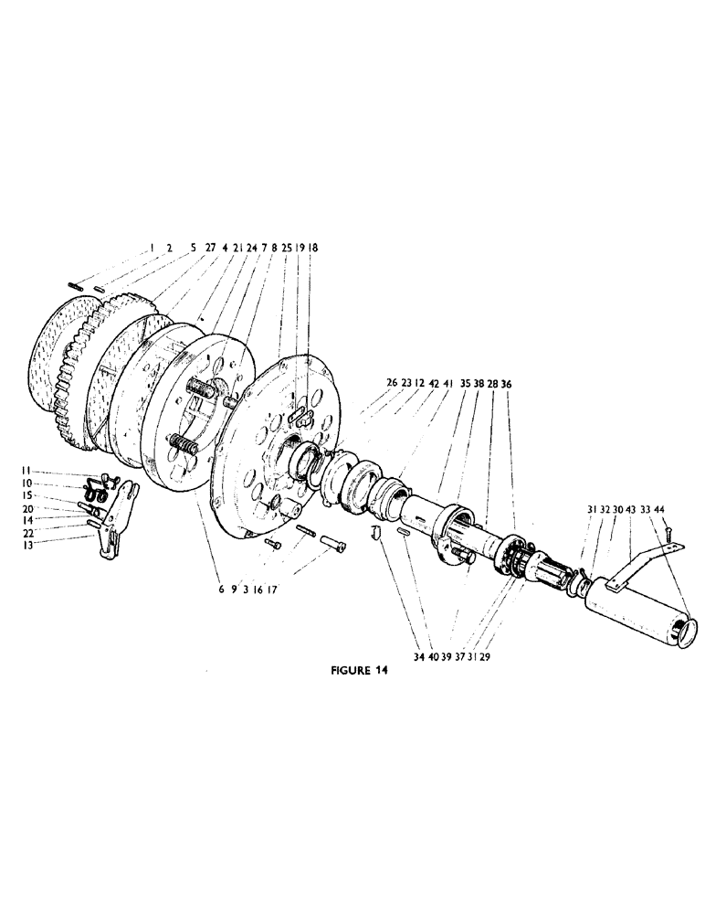 Схема запчастей Case IH 880UE - (22) - DOUBLE CLUTCH, 880/UE, LIVEDRIVE, MODELS (03.1) - CLUTCH