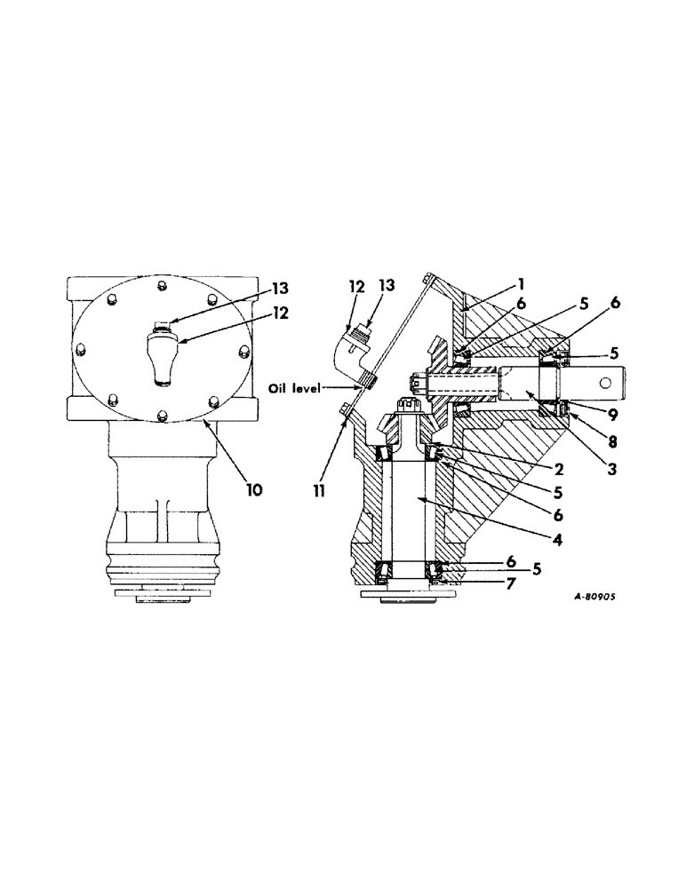 Схема запчастей Case IH HR8-1 - (P-05) - GEAR BOX ASSEMBLY 