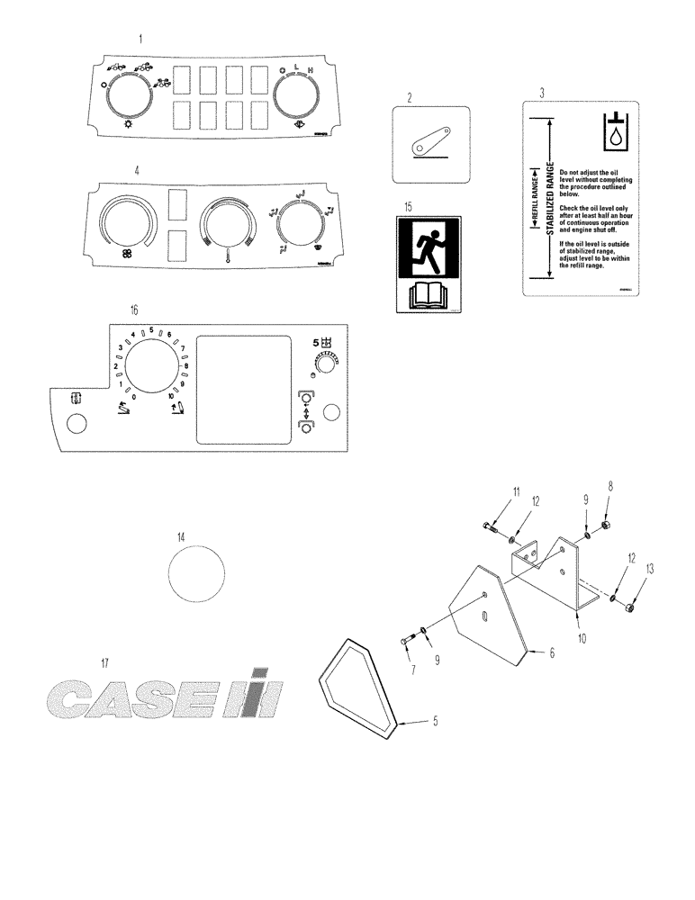 Схема запчастей Case IH STEIGER 330 - (09-53) - DECALS (09) - CHASSIS