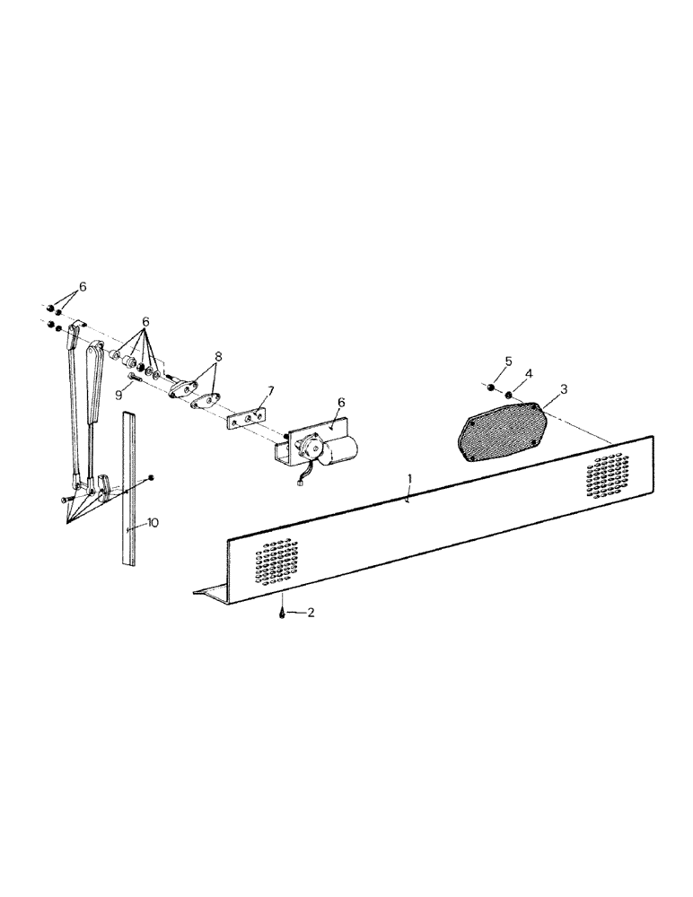 Схема запчастей Case IH ST450 - (01-33) - REAR CONSOLE, LATER STYLE, ASN ST 450 129-00014 AND ST 470 130-00233 (10) - CAB