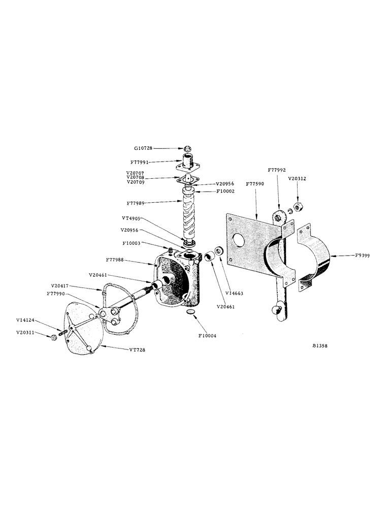 Схема запчастей Case IH 800 - (292) - PARTS FOR F76784 STEERING ASSEMBLY (41) - STEERING