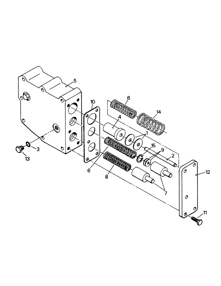 Схема запчастей Case IH KP-1360 - (04-36) - TRANSMISSION REGULATOR VALVE ASSEMBLY (04) - Drive Train