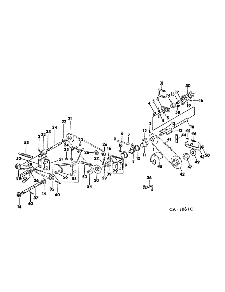 Схема запчастей Case IH 500 - (YA-09) - DRIVE UNIT 