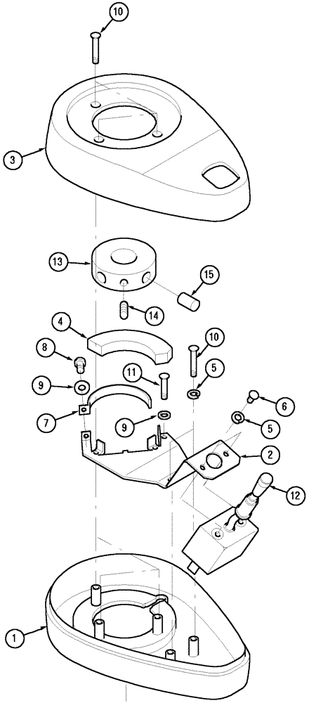 Схема запчастей Case IH CX60 - (04-32) - TURN SIGNAL (04) - ELECTRICAL SYSTEMS