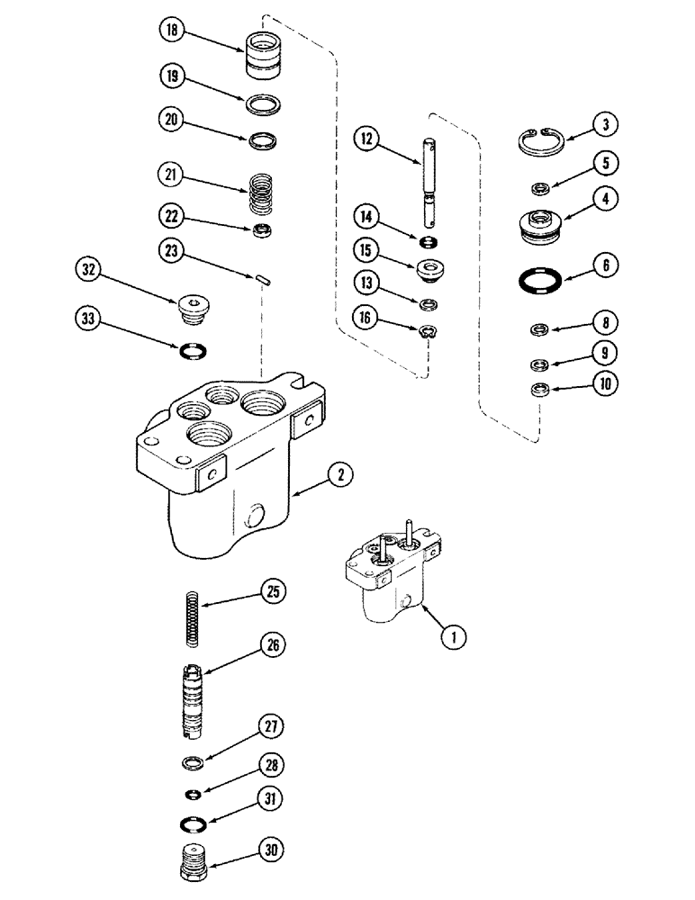 Схема запчастей Case IH 2394 - (7-12) - MASTER POWER BRAKE VALVE (07) - BRAKES