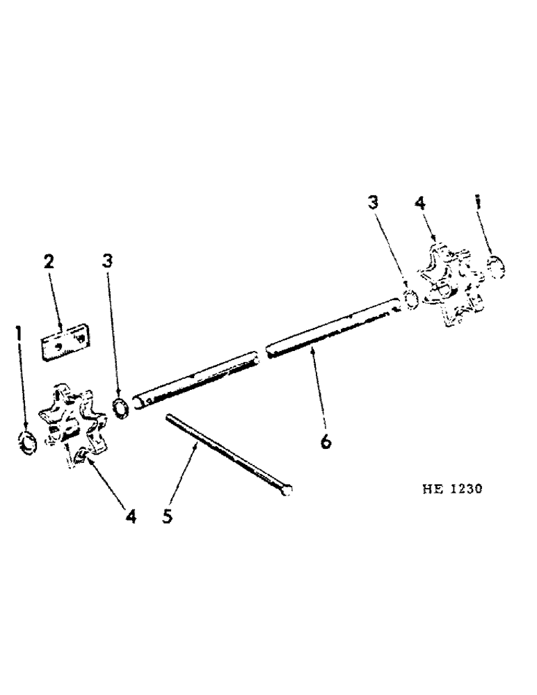 Схема запчастей Case IH 155 - (J-27) - FRONT APRON SHAFT 