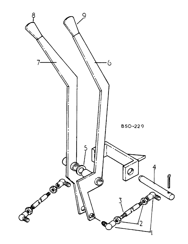 Схема запчастей Case IH 784 - (10-033) - DRAFT CONTROL, DE-LUXE CAB (07) - HYDRAULICS