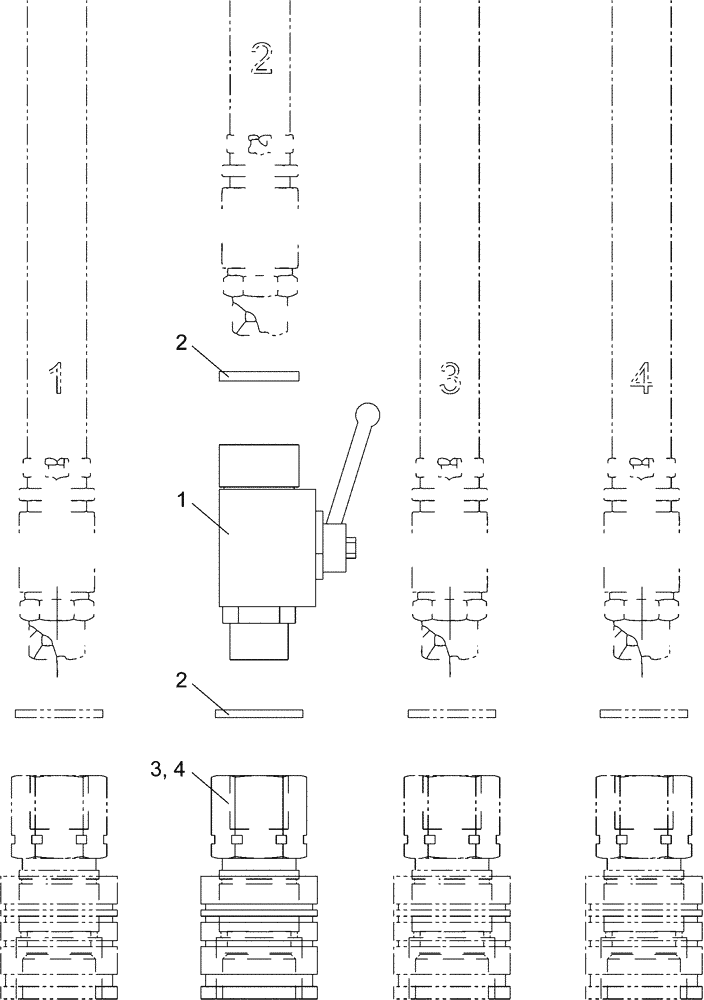 Схема запчастей Case IH L730 - (35.204.BB[01]) - QUICK COUPLER (35) - HYDRAULIC SYSTEMS
