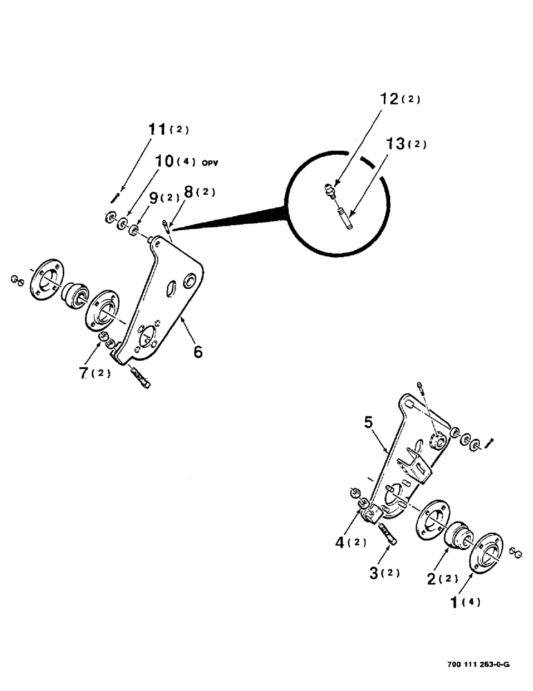 Схема запчастей Case IH 8330 - (5-08) - HAY CONDITIONER PIVOT ASSEMBLY (09) - CHASSIS