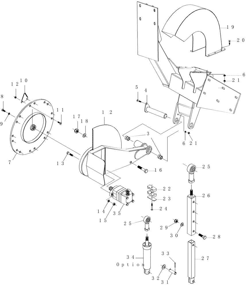 Схема запчастей Case IH 7000 - (A03.06[01]) - Sidetrim Knives {Adjustable} (60) - PRODUCT FEEDING