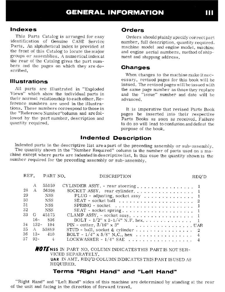 Схема запчастей Case IH 1570 - (001C) - GENERAL INFORMATION (00) - PICTORIAL INDEX
