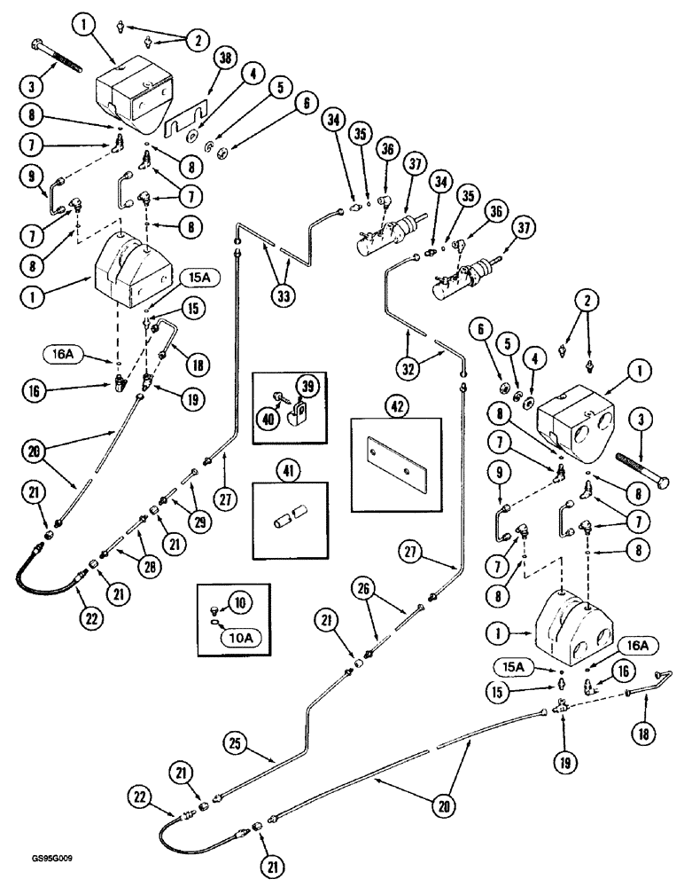 Схема запчастей Case IH 1670 - (7-12) - FAILSAFE BRAKES (5.1) - BRAKES