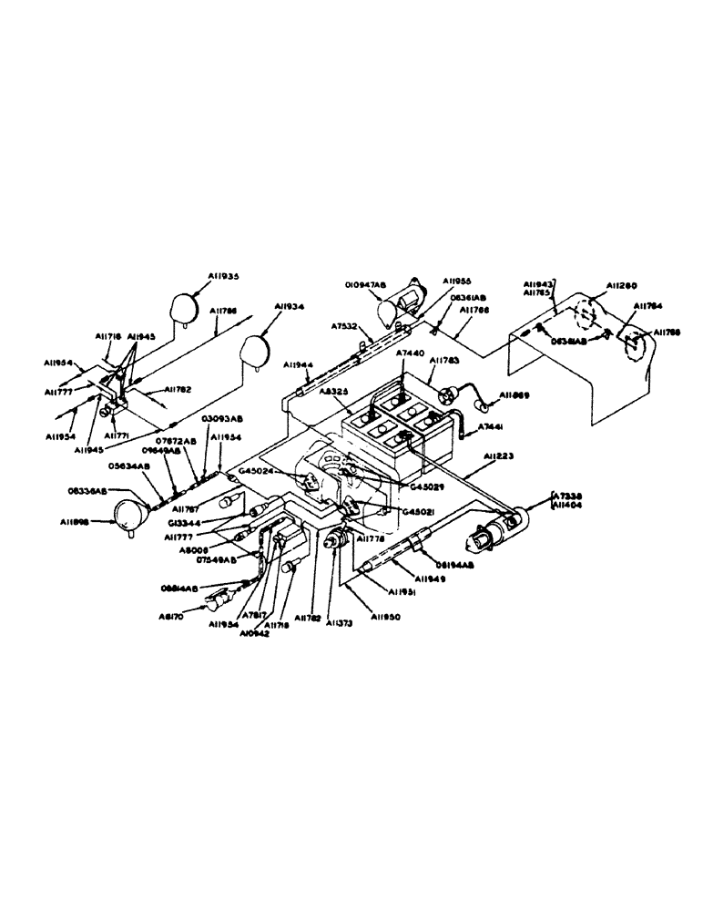 Схема запчастей Case IH 700 - (079) - WIRING DIAGRAM FOR DIESEL TRACTORS, WIRING DIAGRAM AND INSTRUMENT PANEL FOR DIESEL (04) - ELECTRICAL SYSTEMS