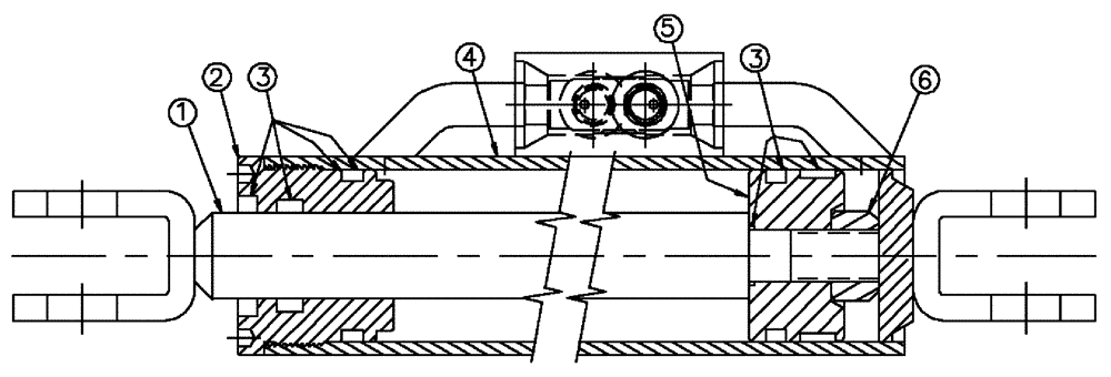 Схема запчастей Case IH SPX3310 - (07-002) - BOOM HEIGHT Cylinders