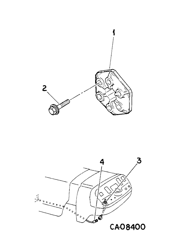 Схема запчастей Case IH 254 - (07-51) - DRIVE TRAIN, FRONT PTO DRIVE, 234 (04) - Drive Train