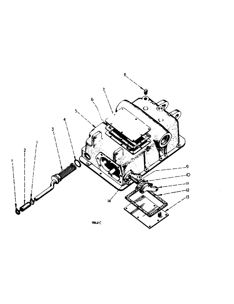 Схема запчастей Case IH 2300 - (5-04) - HYDRAULIC ATTACHMENTS, HOUSING, HYDRAULIC LIFT ATTACHMENT, VARY TOUCH (07) - HYDRAULIC SYSTEM