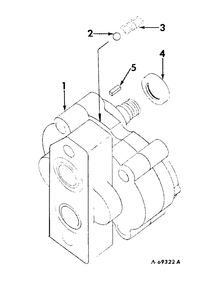 Схема запчастей Case IH 424 - (131) - HYDRAULIC SYSTEM, HYDRAULIC PUMP, CESSNA, GASOLINE ENGINE TRACTORS (07) - HYDRAULIC SYSTEM