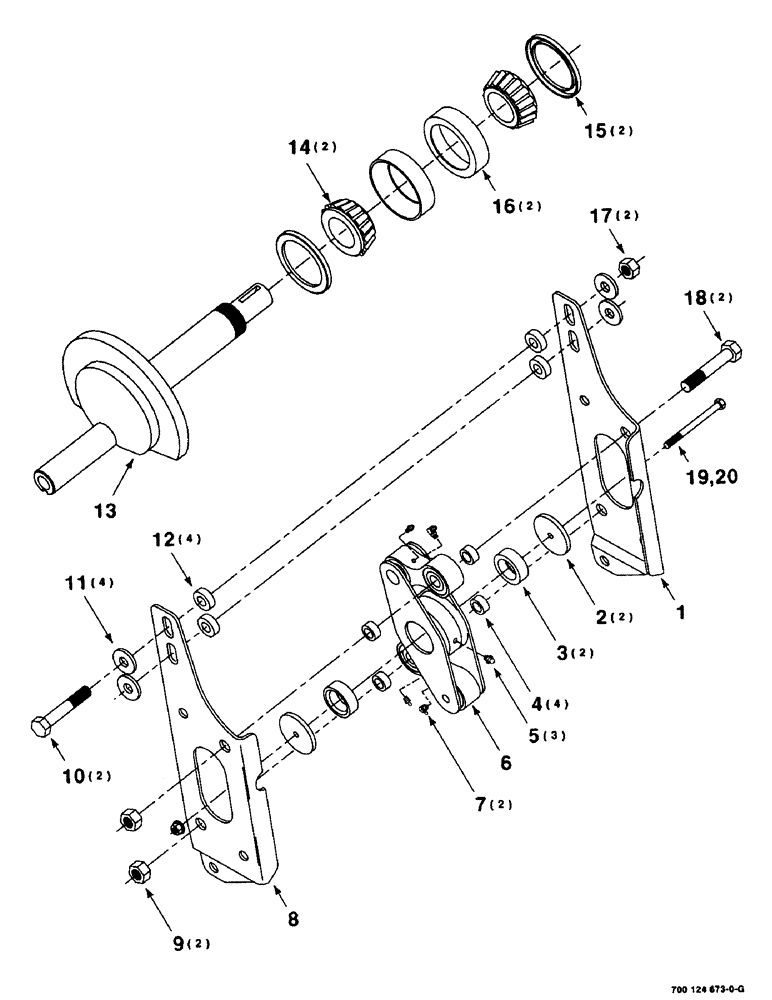 Схема запчастей Case IH 8380 - (9-26) - SWAYBAR ASSEMBLY KIT, 700129383 SWAYBAR ASSEMBLY KIT (09) - CHASSIS