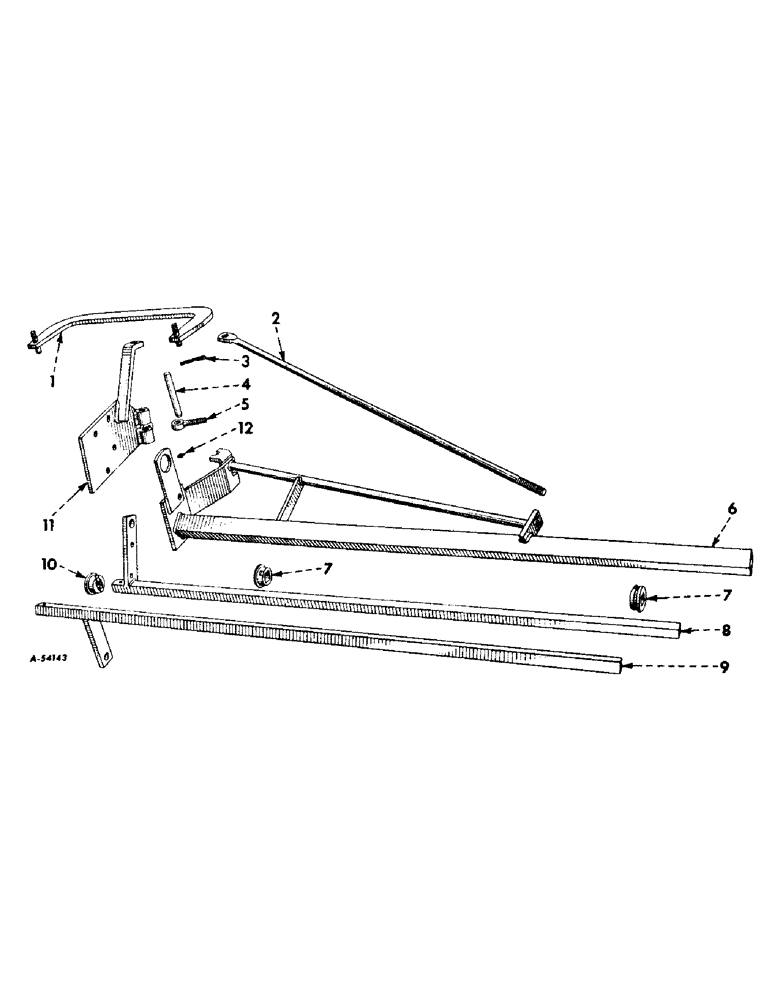 Схема запчастей Case IH 466 - (X-02) - MAIN FRAME AND ROCKSHAFT 