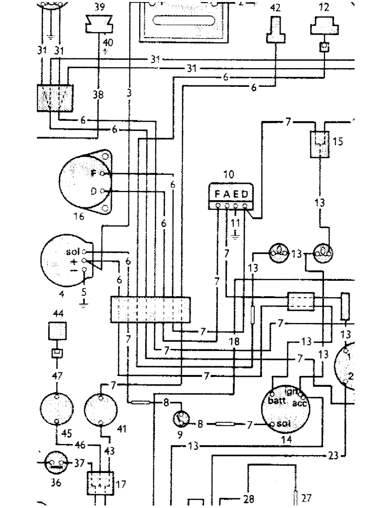 Схема запчастей Case IH 770A - (090) - ELECTRICAL EQUIPMENT, TRACTOR 588498 ONWARD (06) - ELECTRICAL SYSTEMS