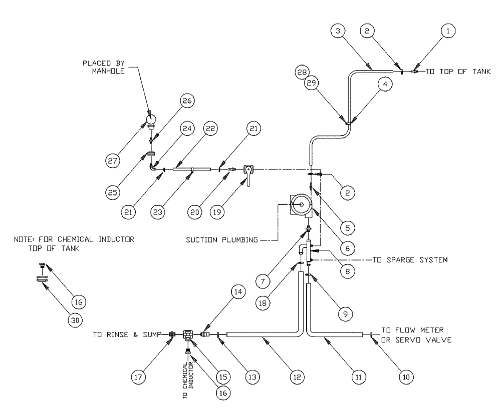 Схема запчастей Case IH PATRIOT 150 - (09-004) - 500 GALLON ELLIPTICAL - PRESSURE Liquid Plumbing