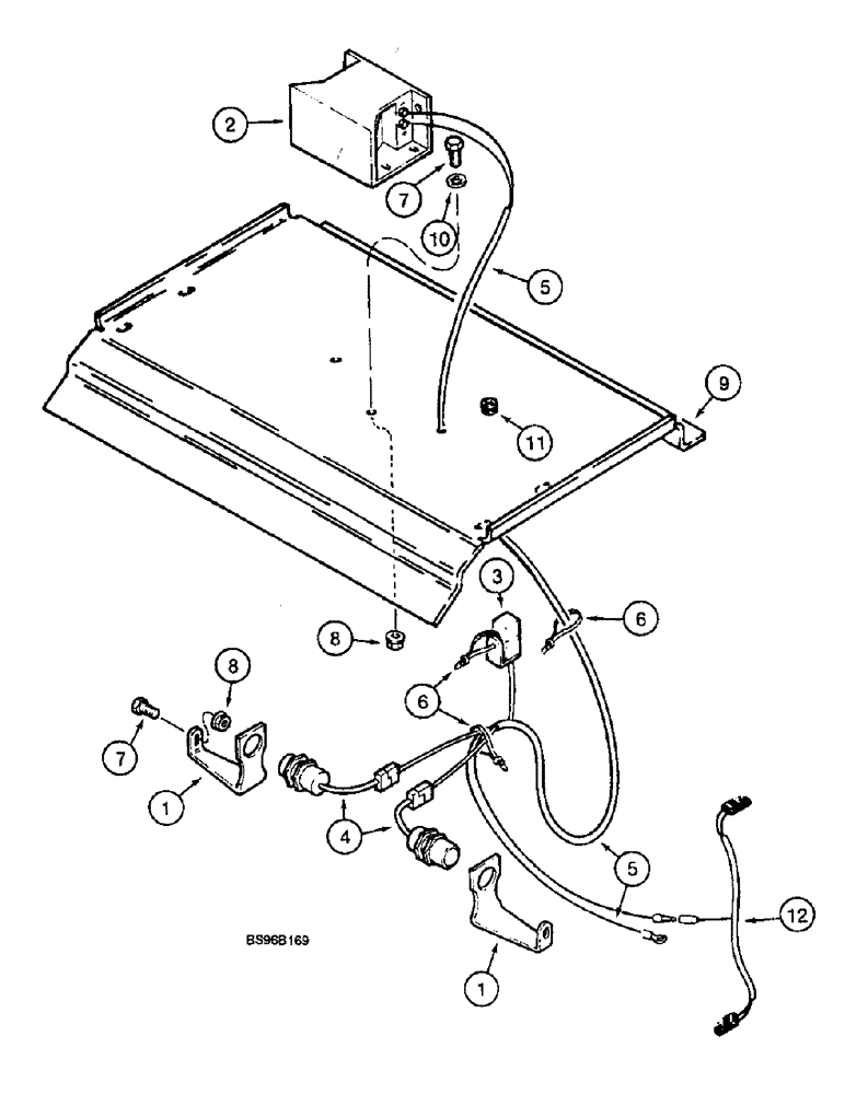 Схема запчастей Case IH 1825B - (4-28) - AUDIBLE WARNING ALARM (04) - ELECTRICAL SYSTEMS