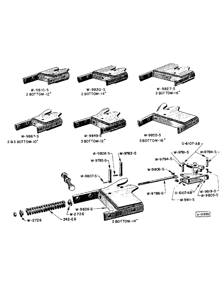 Схема запчастей Case IH BER-SERIES - (08) - FRONT BEAM SPACER WITH SPRING RELEASE COUPLER 