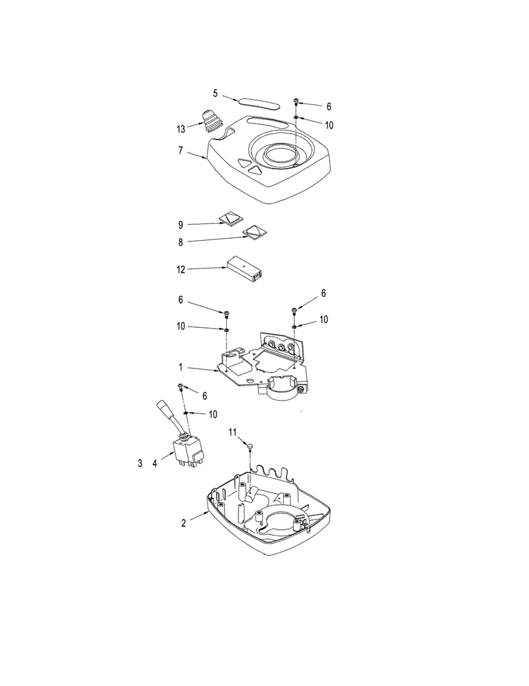 Схема запчастей Case IH STX375 - (05-08) - TRANSMISSION CONTROL ASSEMBLY, WITH MANUAL SHIFT TRANSMISSION (05) - STEERING