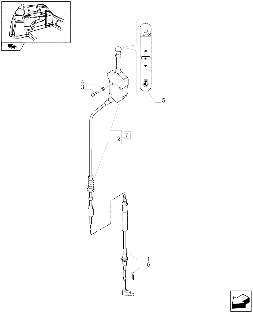Схема запчастей Case IH PUMA 155 - (1.75.1/09) - POWER TAKE-OFF WITH GROUND SPEED - PTO SPEED CONTROL (VAR.332802-333802) (06) - ELECTRICAL SYSTEMS
