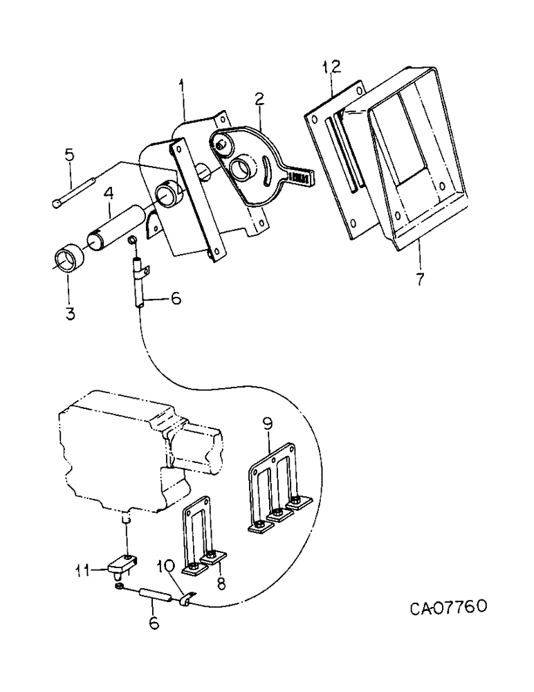 Схема запчастей Case IH 6588 - (10-28) - HYDRAULICS, AUXILIARY VALVE FLOW CONTROL (07) - HYDRAULICS