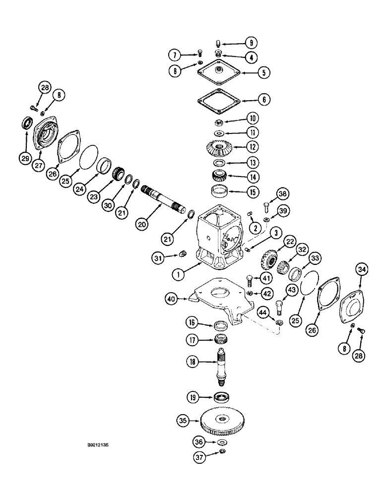 Схема запчастей Case IH 2055 - (9A-16) - DRUM #4, 4ROW WIDE, DRUM #1, 5 ROW NARROW, DRUM #5, 5 ROW NARROW, DRUM #1 4 ROW WIDE ON SOME MODELS (13) - PICKING SYSTEM