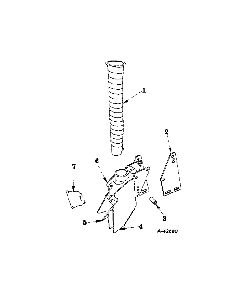 Схема запчастей Case IH 412 - (AH-7) - TUBE AND BOOT, 1957 TO 1965 