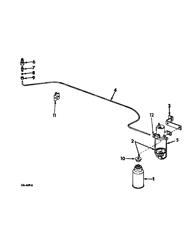 Схема запчастей Case IH 826 - (12-10) - POWER, ETHER STARTING Power