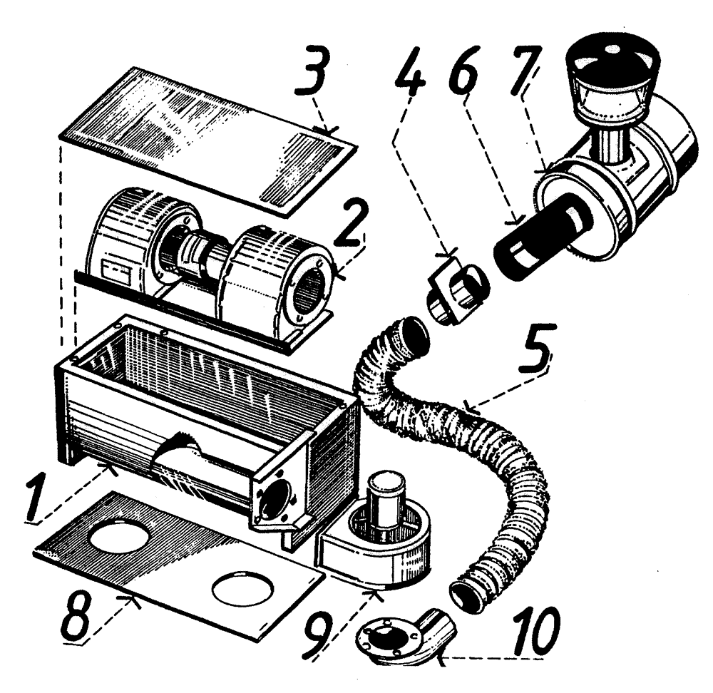 Схема запчастей Case IH 7700 - (A06[06]) - CABIN PRESSURIZATION Mainframe & Functioning Components