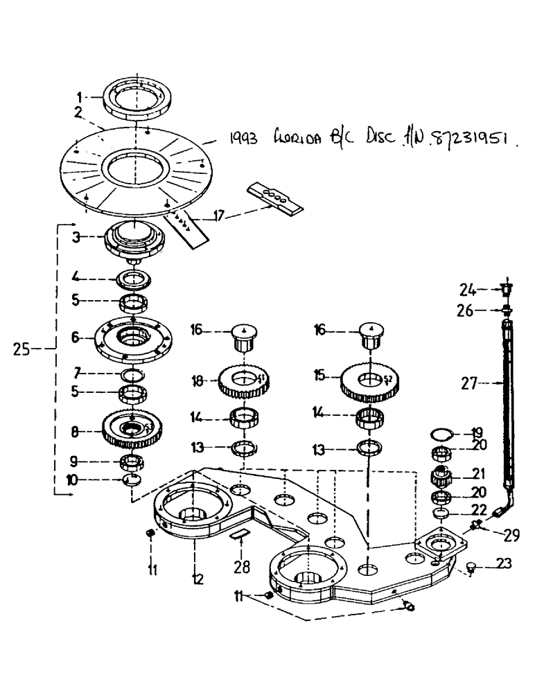 Схема запчастей Case IH 7700 - (A02-06) - MAINFRAME, BASECUTTER GEARBOX Mainframe & Functioning Components