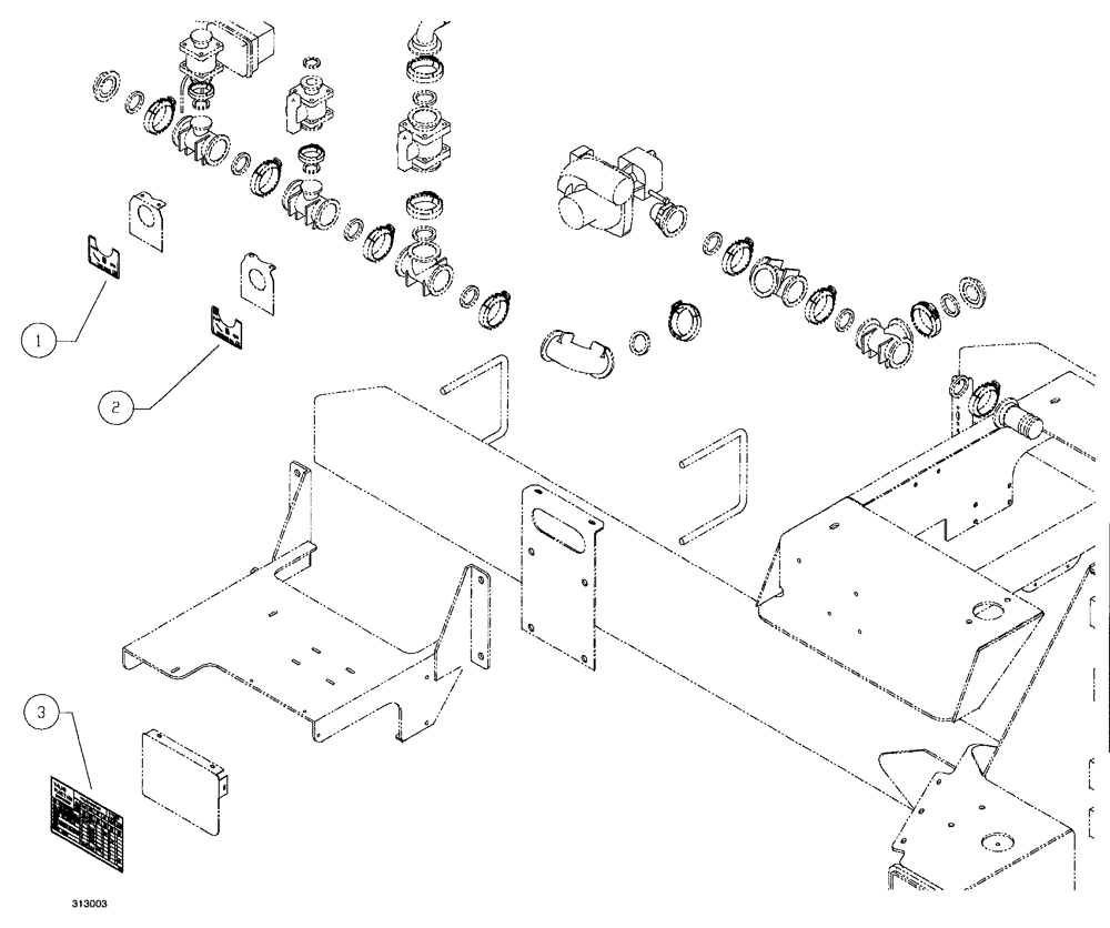 Схема запчастей Case IH SPX4260 - (271) - EXTERIOR DECALS - PRESSURE (90) - PLATFORM, CAB, BODYWORK AND DECALS