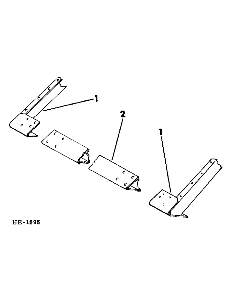 Схема запчастей Case IH 275 - (Q-33) - PLATFORMS, LEAN BAR Platforms