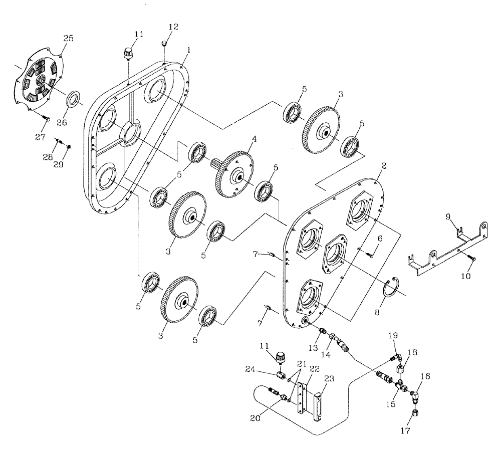 Схема запчастей Case IH 7700 - (C06[04]) - GEARBOX {6CT} {COMMERCIAL} Engine & Engine Attachments