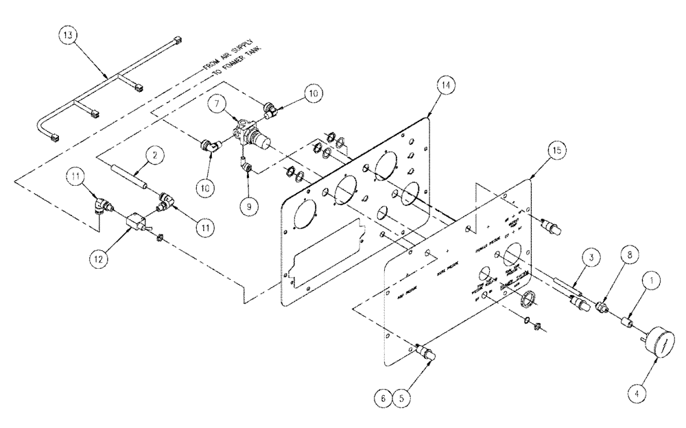 Схема запчастей Case IH FLX3300B - (10-009) - RIGHT HAND DASH PANEL - FOAM MARKER ONLY Options