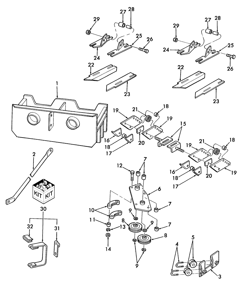 Схема запчастей Case IH SBX540 - (047) - CARRIER & GUIDES, WIRE (68) - TYING/WRAPPING