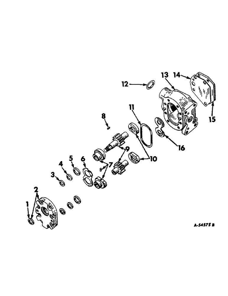 Схема запчастей Case IH 1456 - (10-11) - HYDRAULICS, HYDRAULIC PUMP, THOMPSON, 12 OR 17 GPM (07) - HYDRAULICS