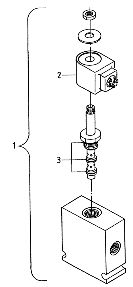 Схема запчастей Case IH 7700 - (B04[80A]) - HYDRAULIC SOLENOID VALVE {ELEVATOR HOOD SLEW AND EXTRACTOR BIN FLAP} Hydraulic Components & Circuits