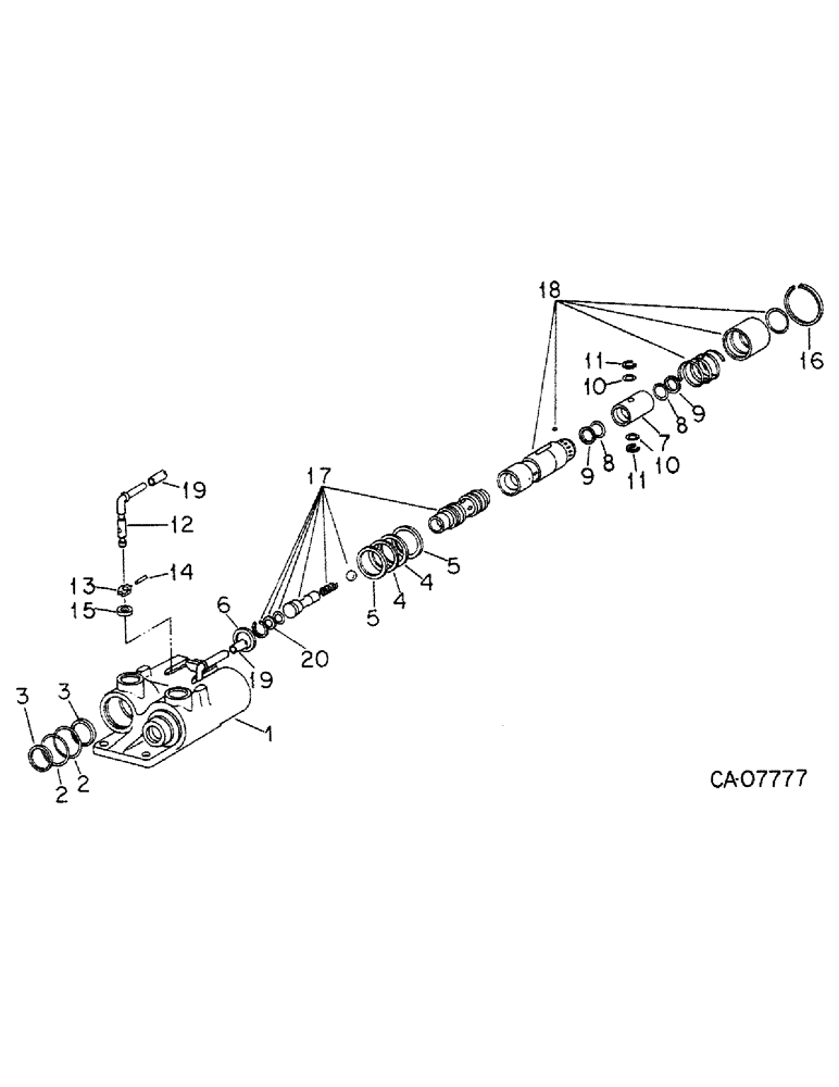 Схема запчастей Case IH 5488 - (10-29) - HYDRAULICS, FEMALE COUPLER IH (07) - HYDRAULICS