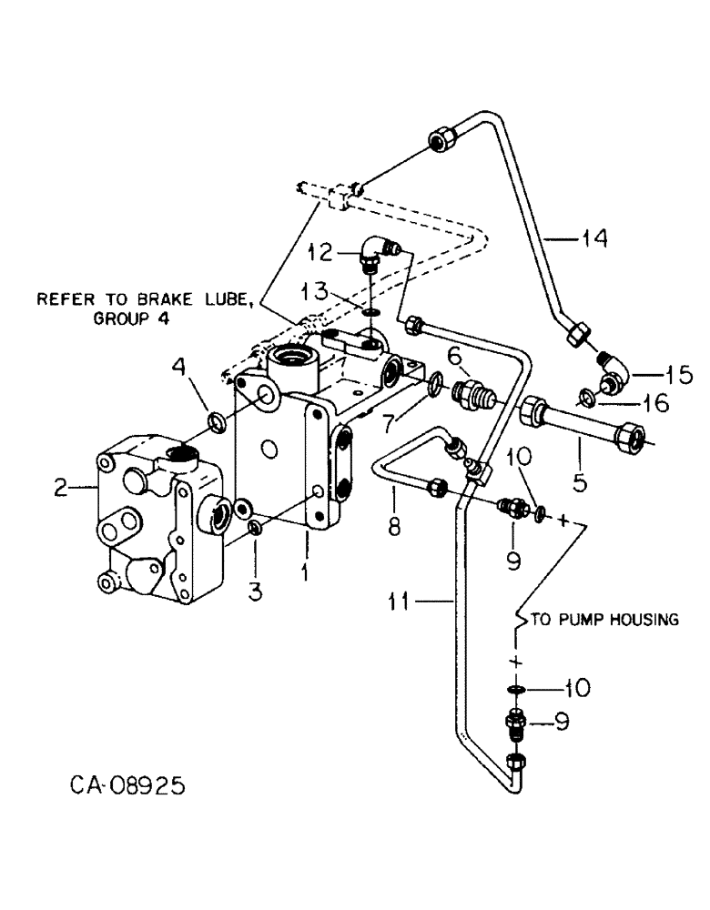 Схема запчастей Case IH 7288 - (10-11) - HYDRAULICS, PRIORITY VALVE, AUXILIARY VALVE MOUNTING, BRACKET AND CONNECTIONS (07) - HYDRAULICS