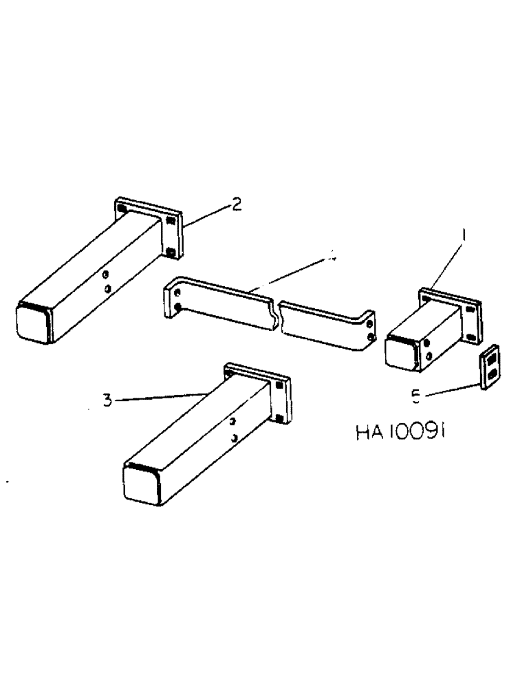 Схема запчастей Case IH 55 - (C-09) - EXTENSIONS 